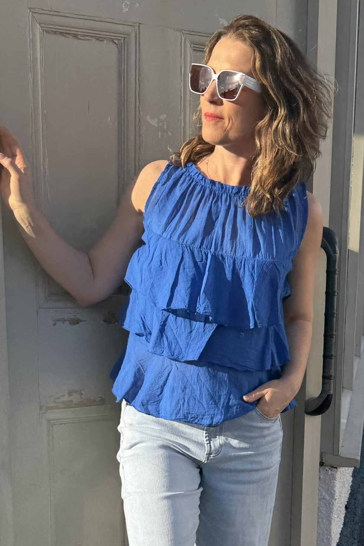 The Nola Ruffle Top