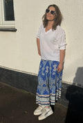 Shiloh Tiered Smocked Waist Skirt