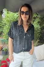 The Dalia Broderie Shirt