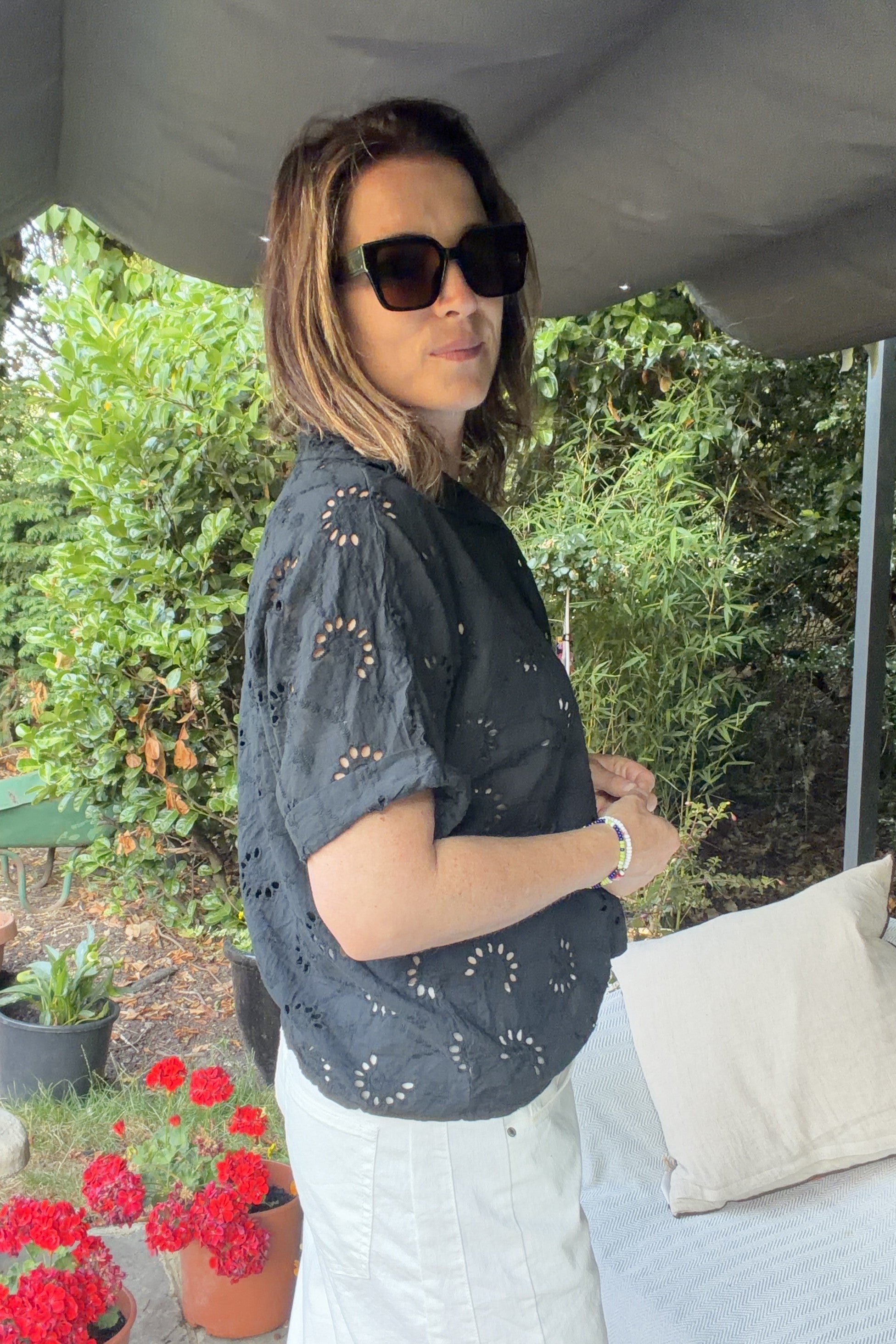 The Dalia Broderie Shirt