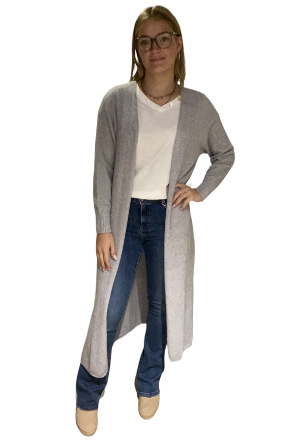 Long Side Slit Cardigan