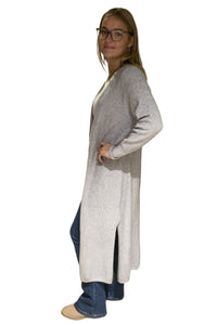 Long Side Slit Cardigan