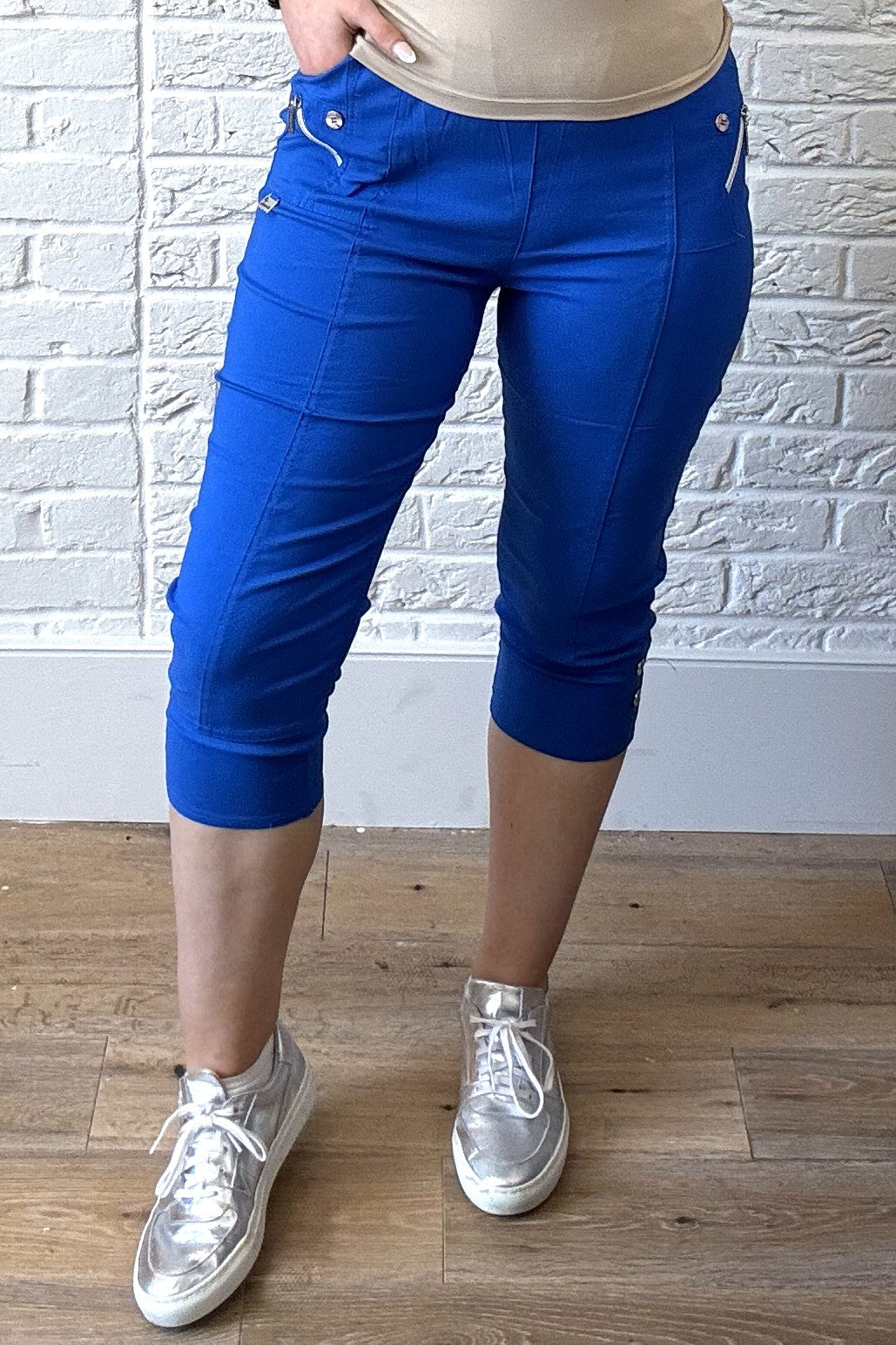 Zip Detail Crop Trouser