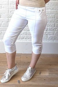 Zip Detail Crop Trouser