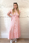 Floral Button Maxi Dress