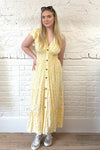 Floral Button Maxi Dress