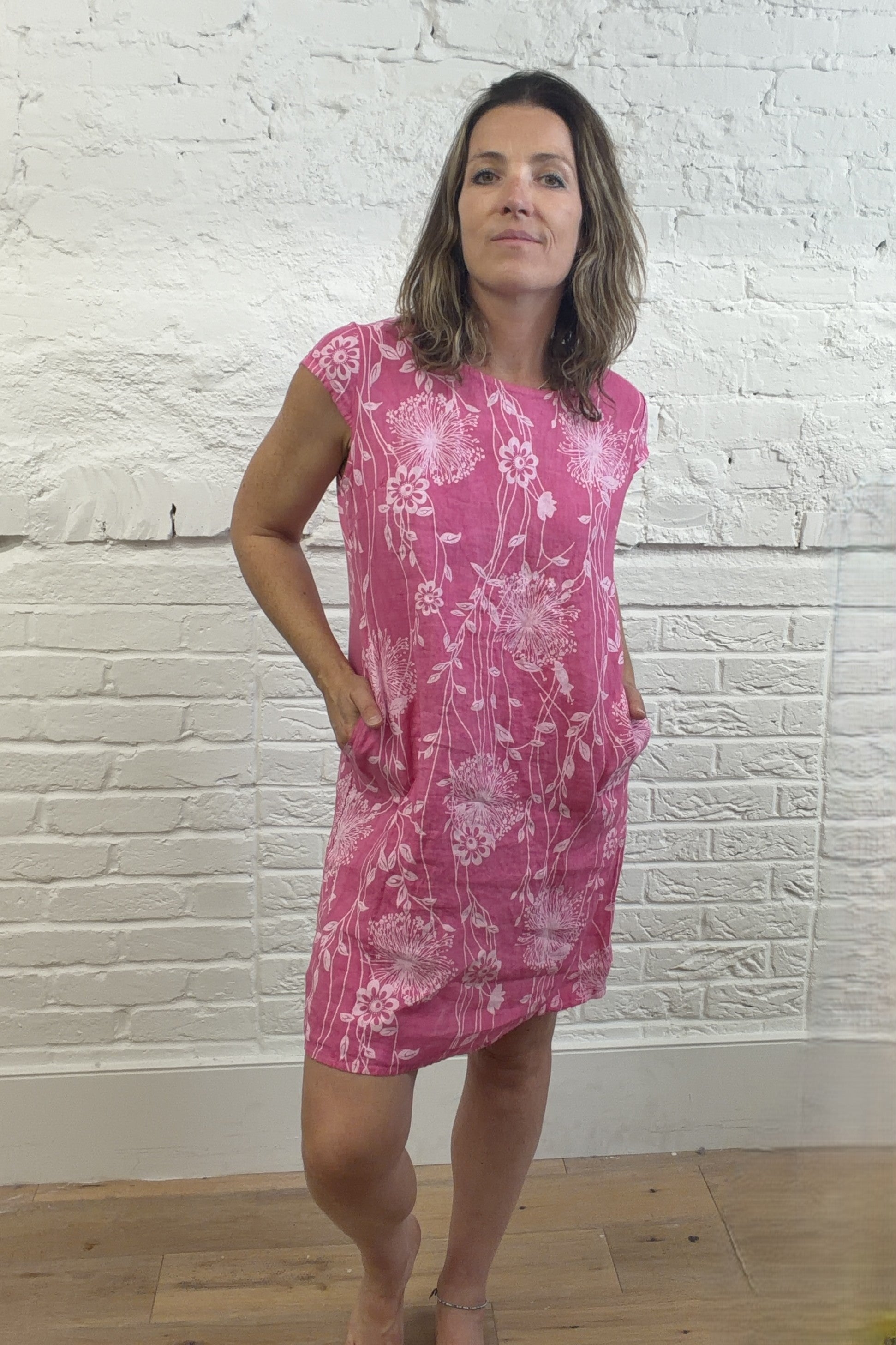 Aster Linen Dress