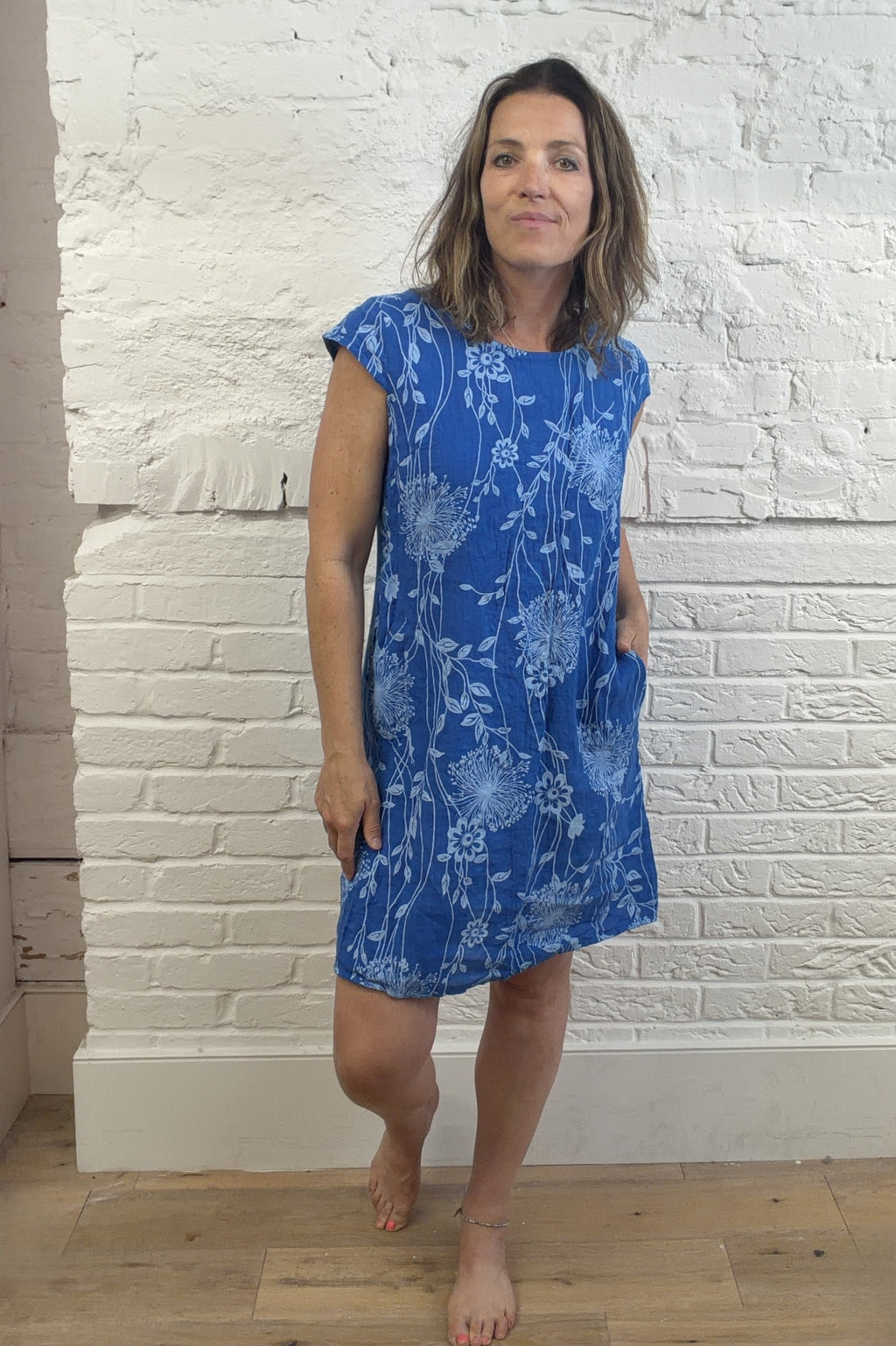 Aster Linen Dress