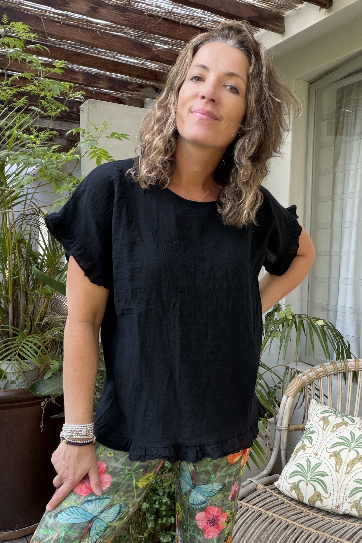 The Bryony Frill Top