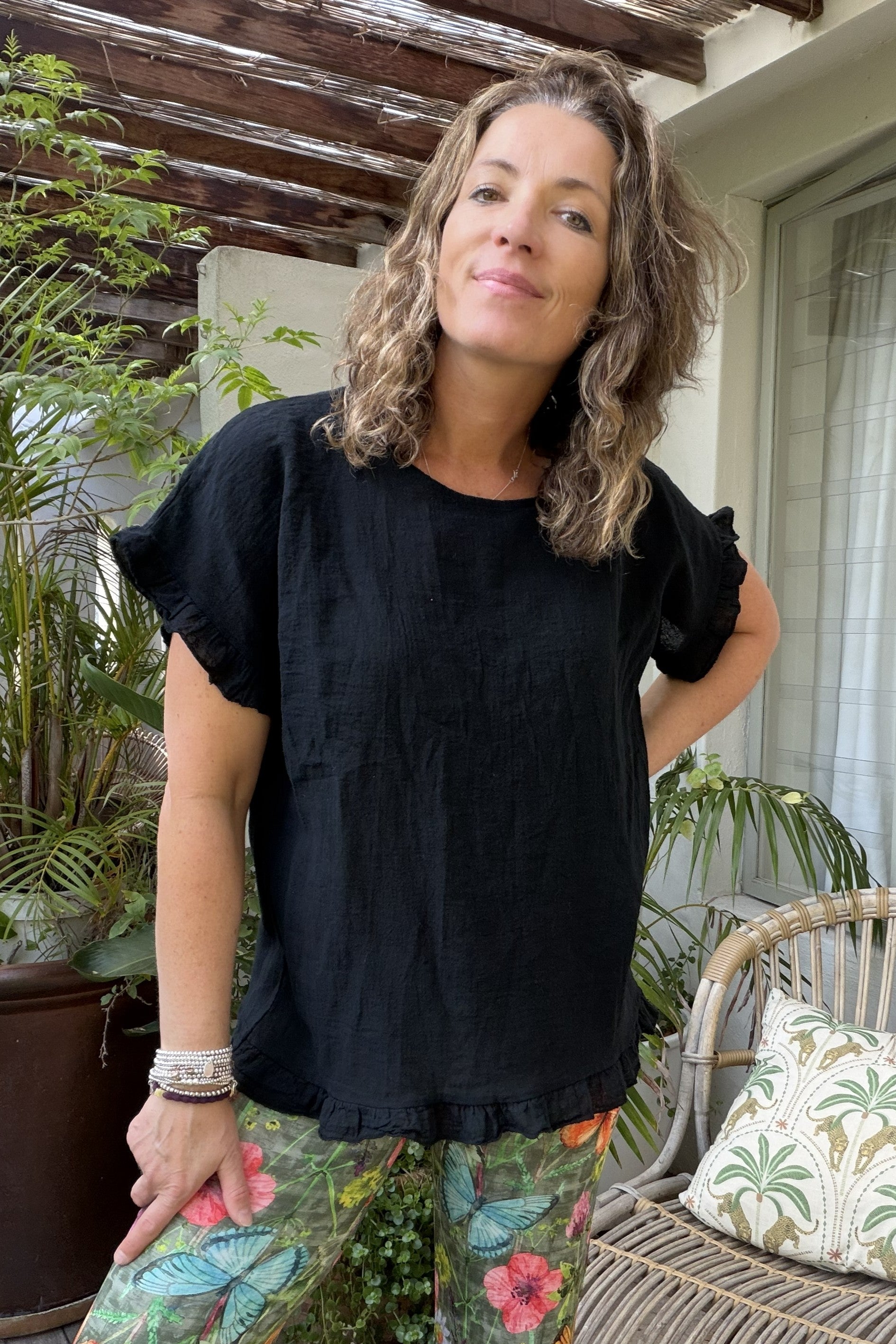 The Bryony Frill Top