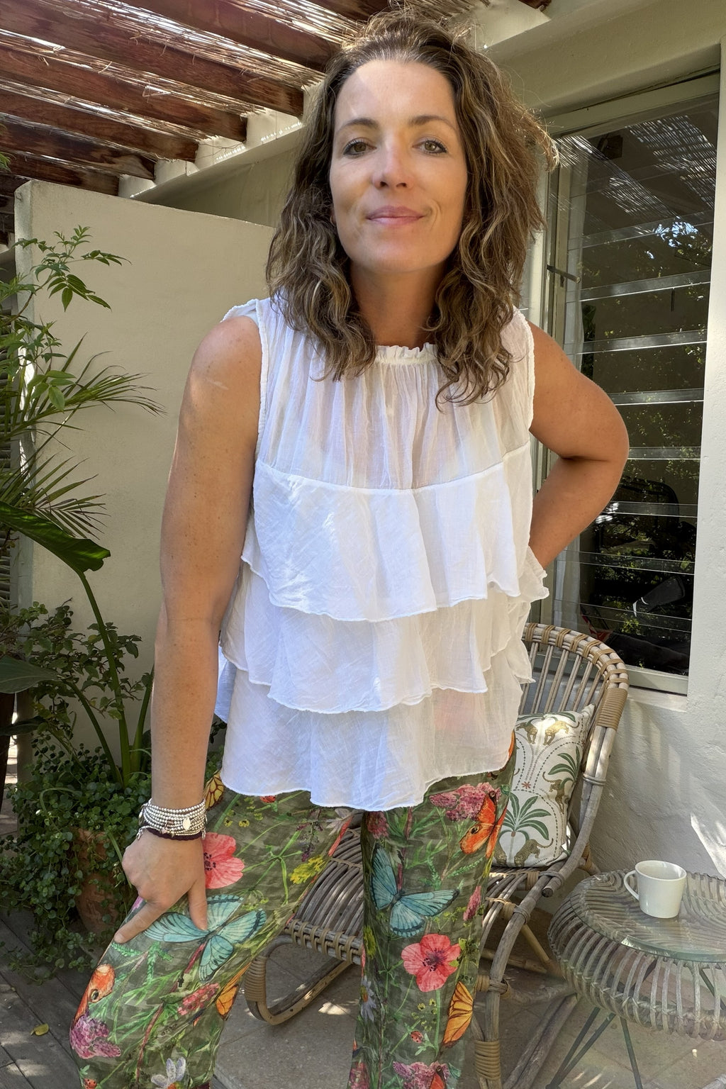 The Nola Ruffle Top