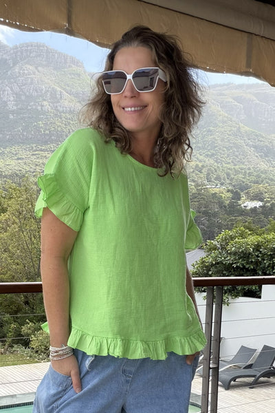 The Bryony Frill Top