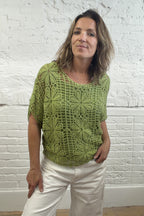 The Allona Double-Layer Crochet Top