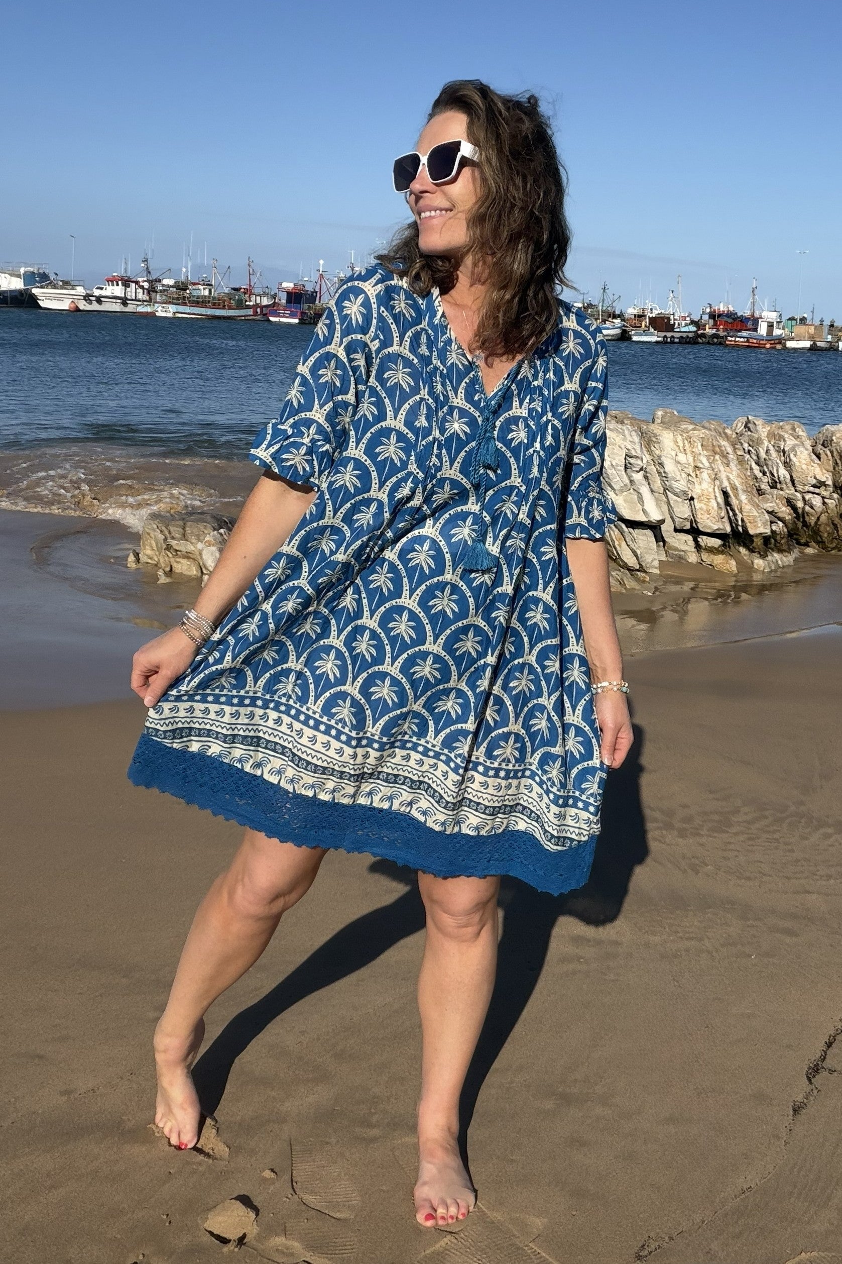 Nori Palm Tree Dress