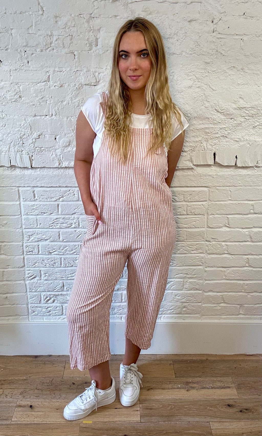 Pinstripe Dungarees