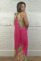 Mina Pleated Maxi Dress