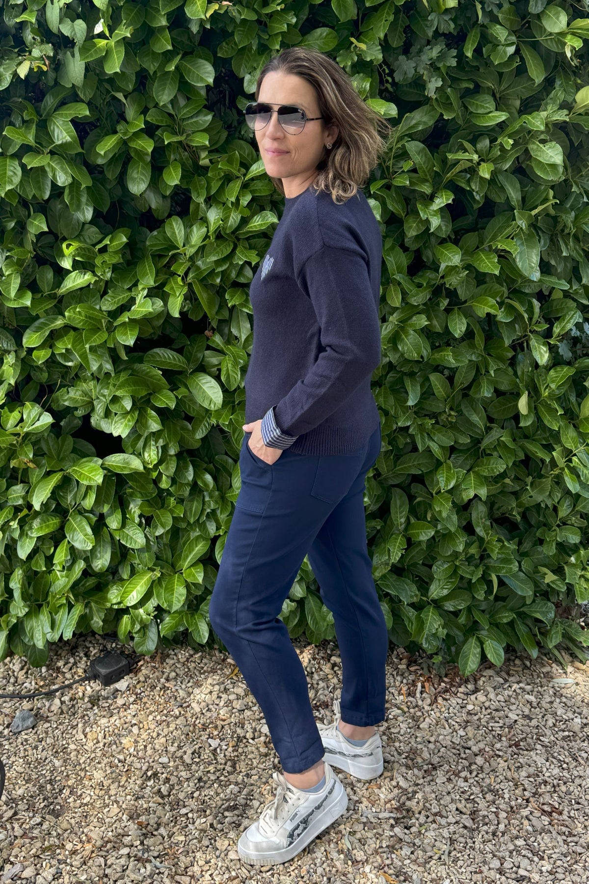 Oxford Heart Sweater