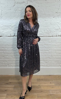 The Breeze Midi Sequin Dress