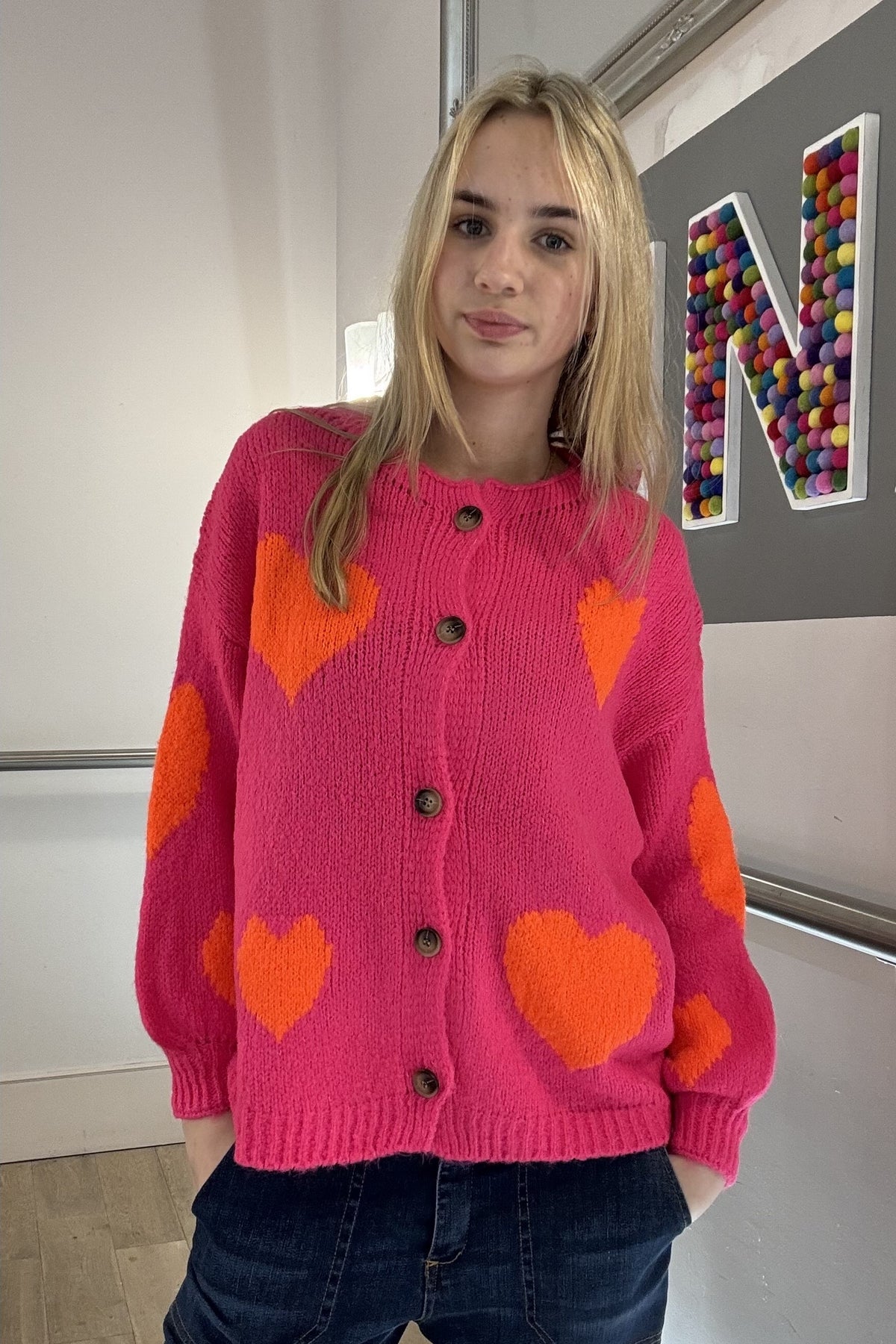 Cosy Heart Cardigan