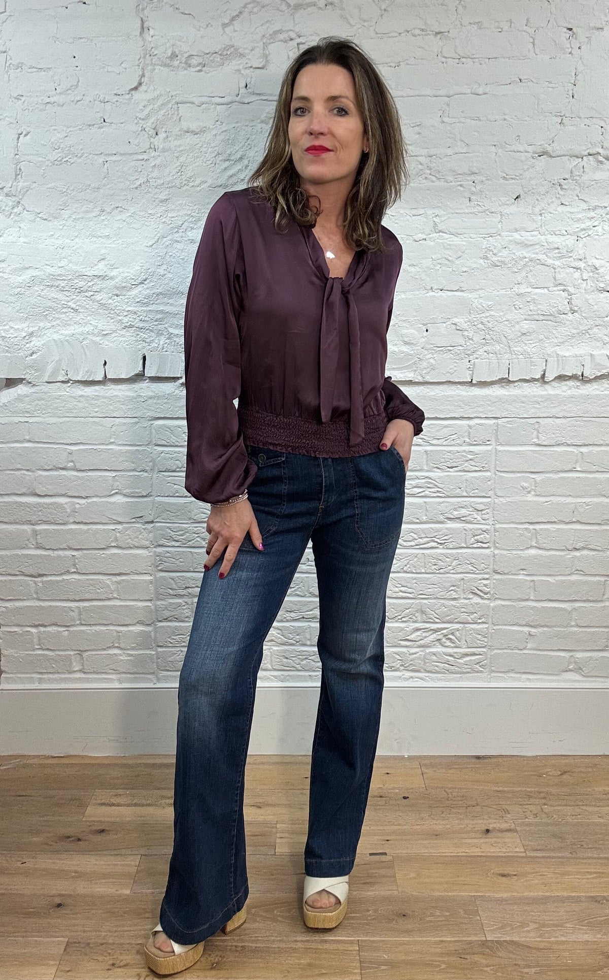 The Bessy Bow Blouse