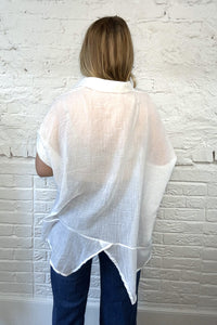 Sequin Detail Palm Tree Shirt