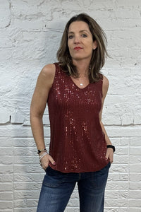 The Sorsha Sequin Top