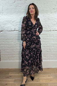 Francesca Tiered Floral Maxi Dress