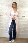 Long Side Slit Cardigan