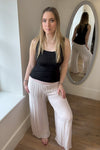 Silk Waistband Trousers