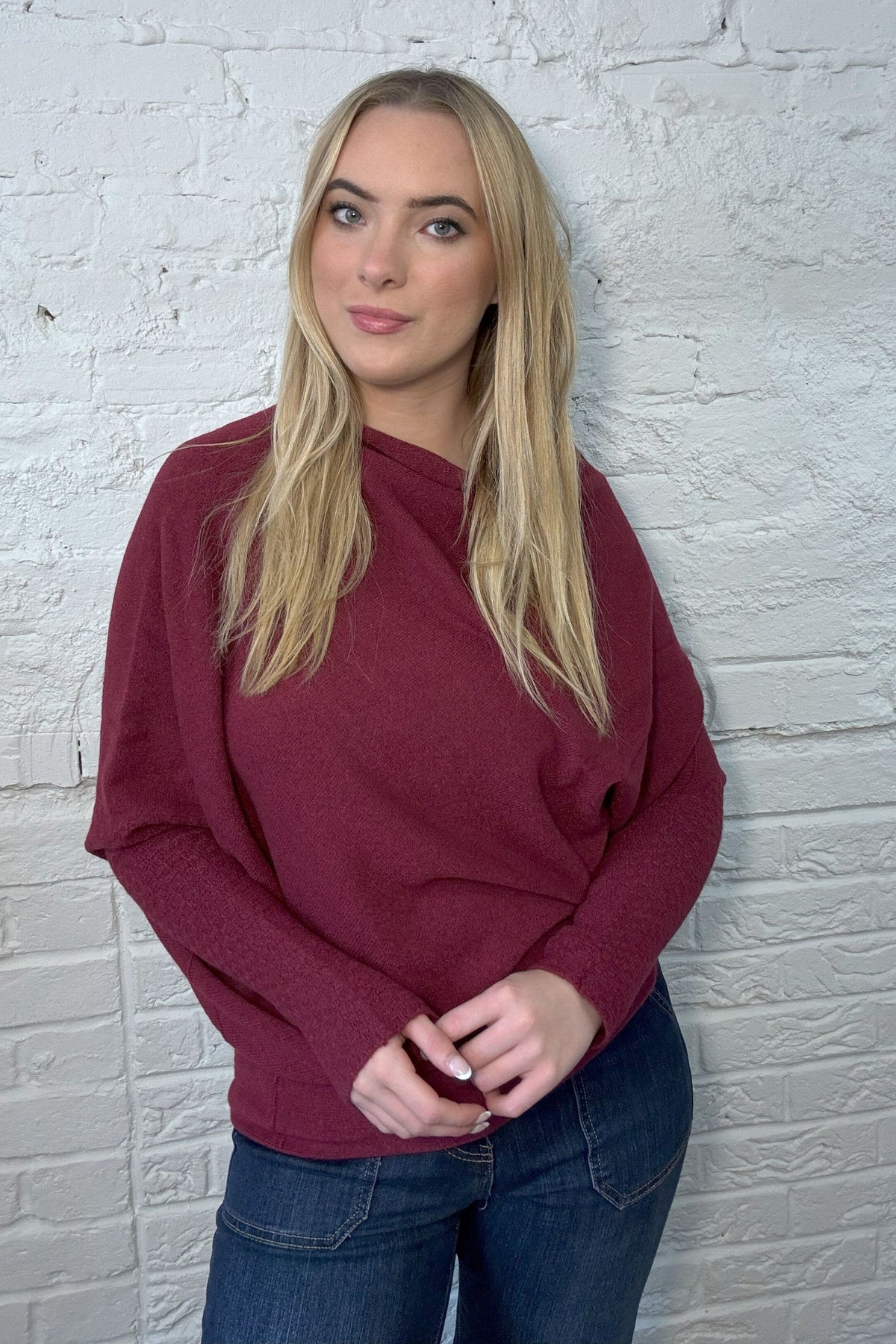 Batwing Asymmetric Jumper