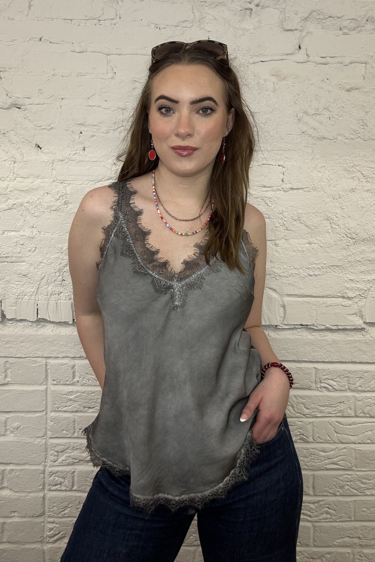 Josephine Lace Trim Cami