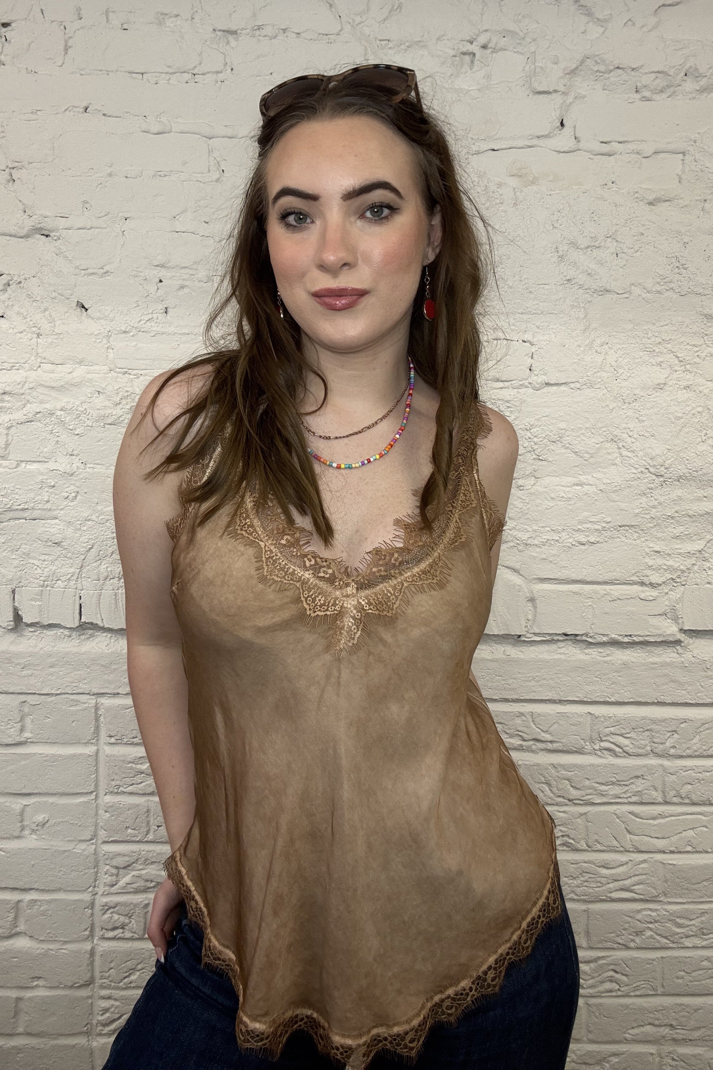 Josephine Lace Trim Cami