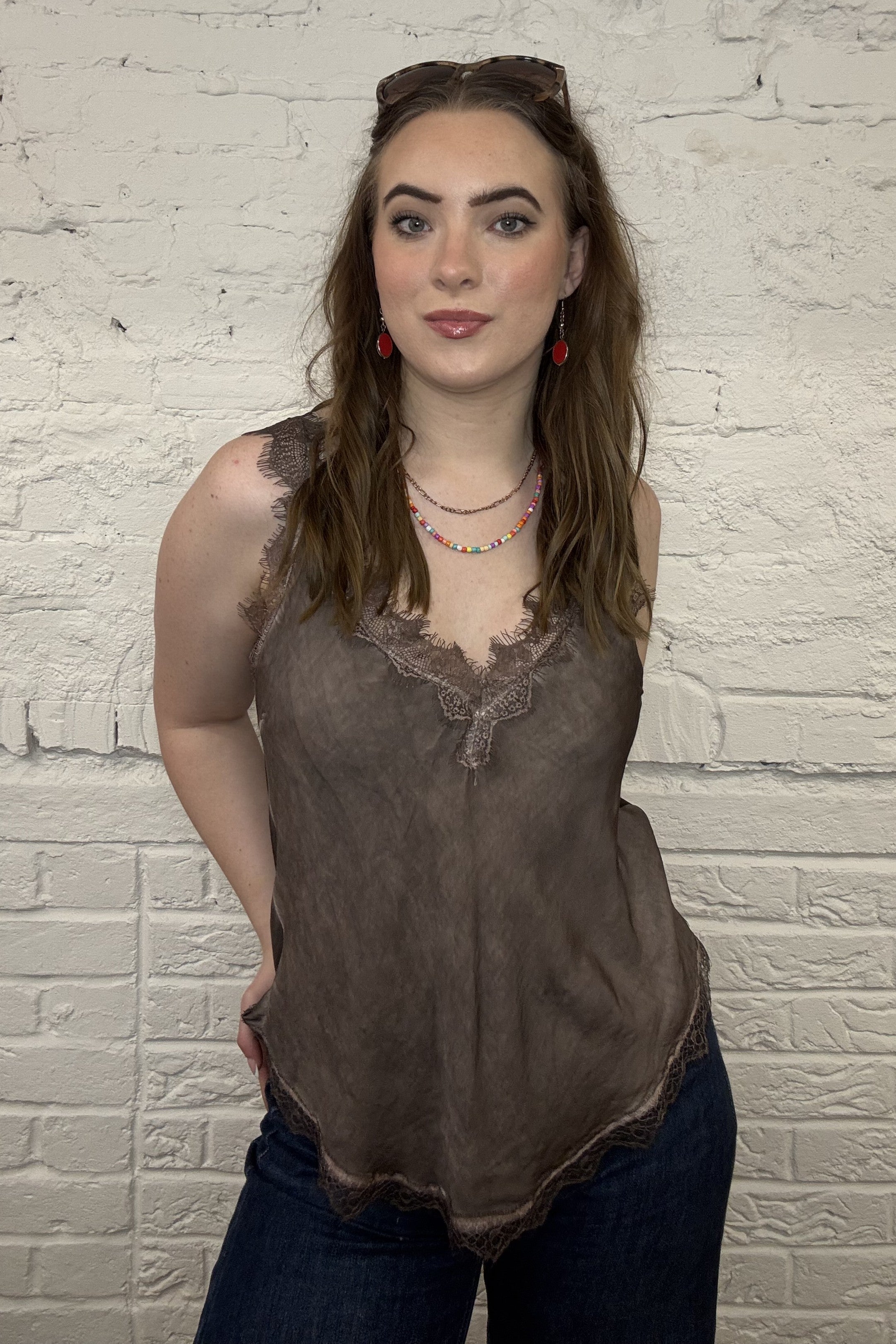 Josephine Lace Trim Cami