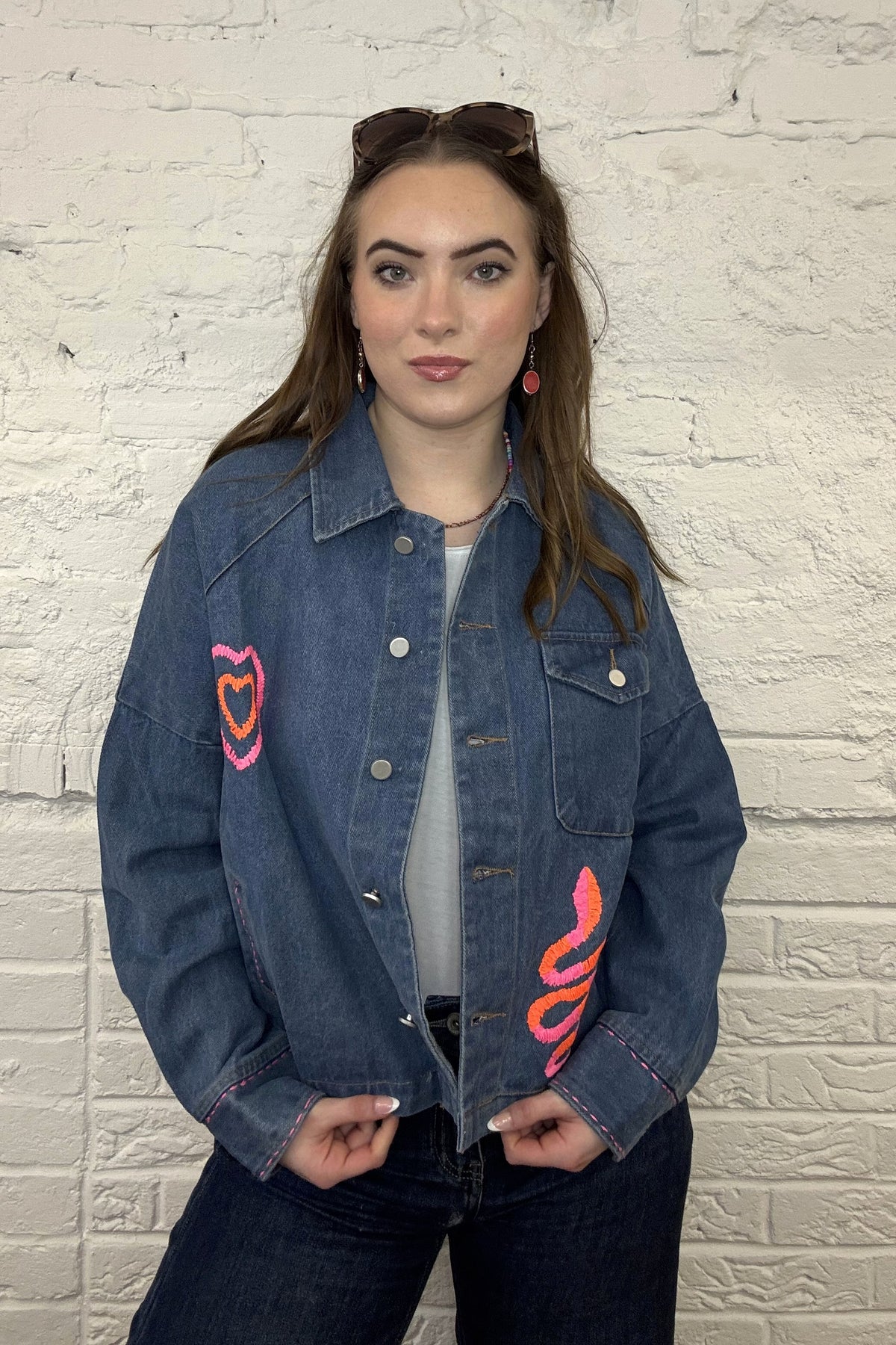 The Katana Embroidered Denim Jacket