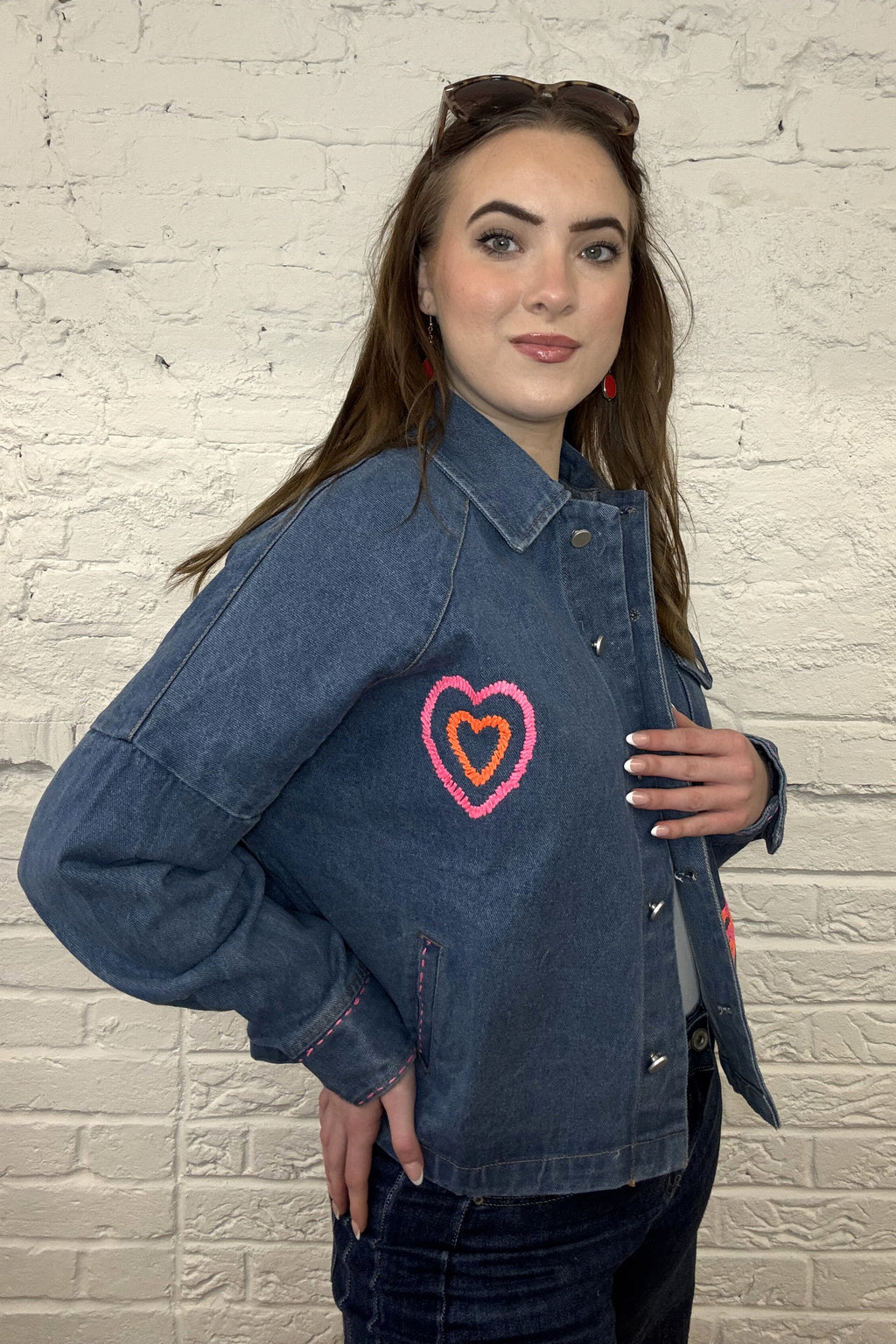 The Katana Embroidered Denim Jacket