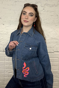 The Katana Embroidered Denim Jacket