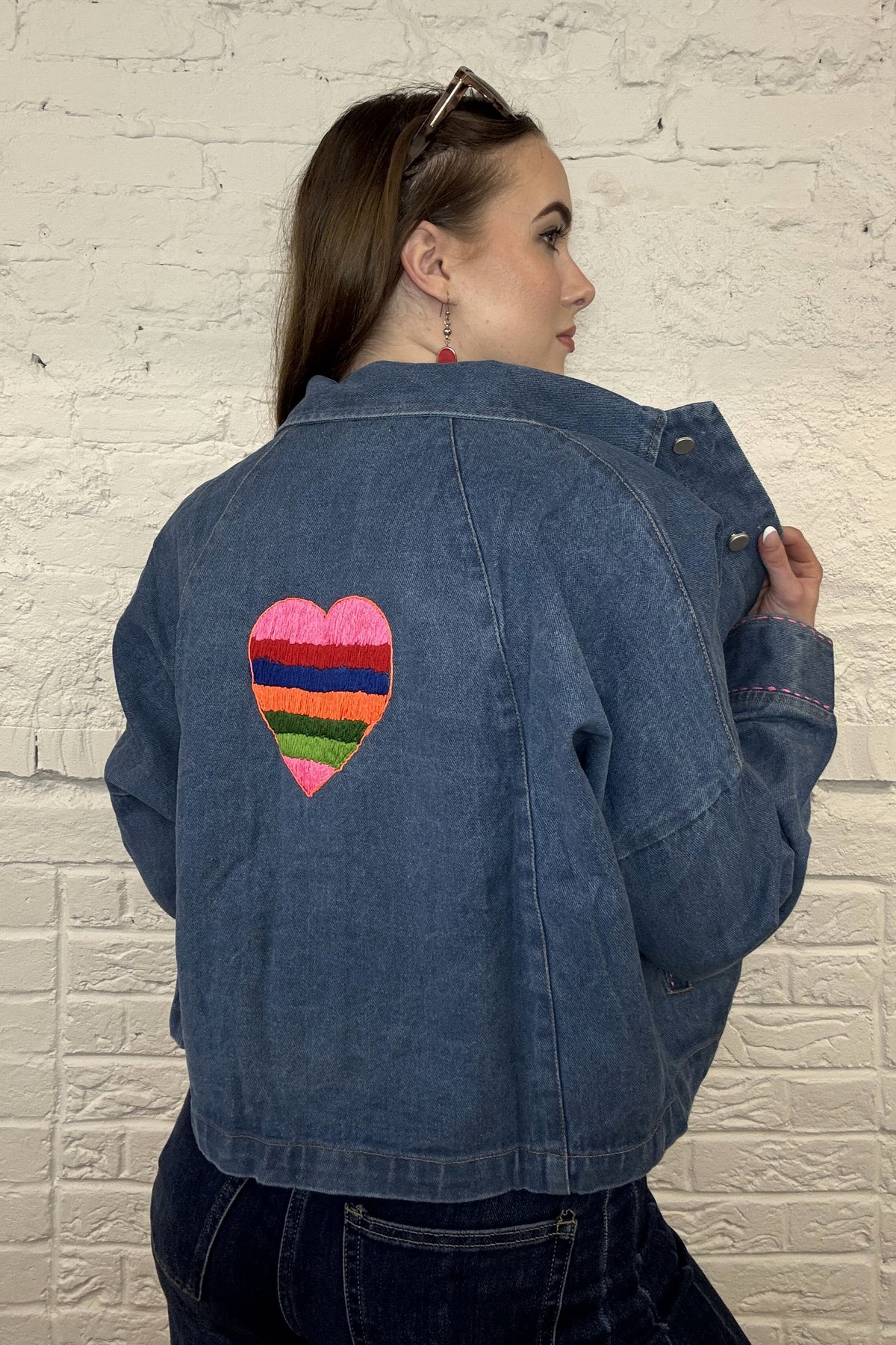 The Katana Embroidered Denim Jacket