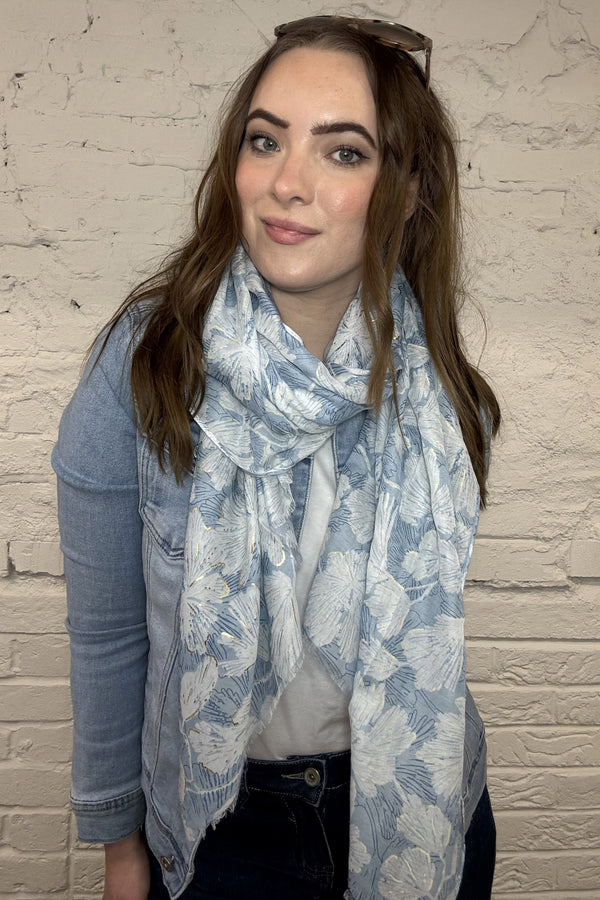 The Fabienne Floral Print Scarf