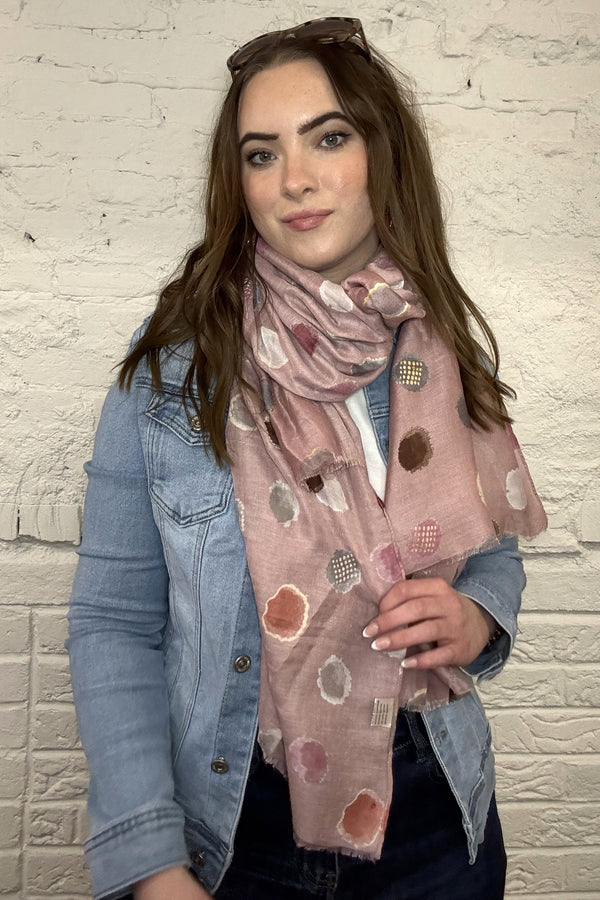 The Darla Dotted Print Scarf