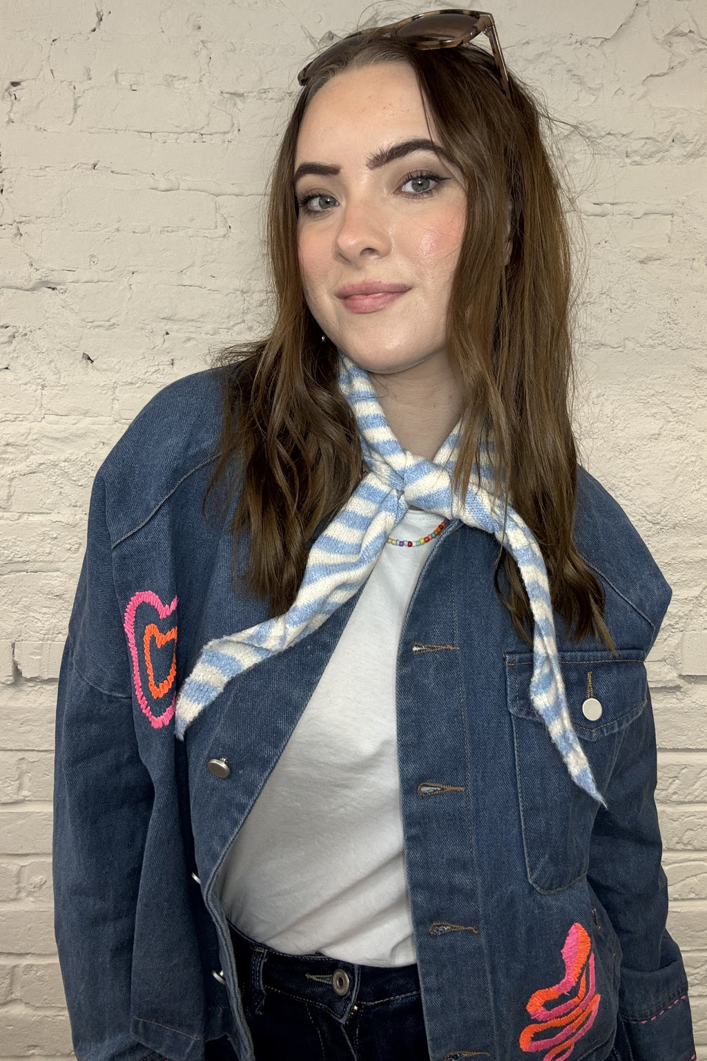 Triangle Knit Scarf