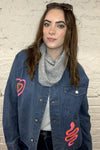 Triangle Knit Scarf
