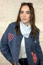 Triangle Knit Scarf