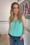 Bubble Hem Vest Top