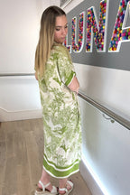 Vestido con estampado safari