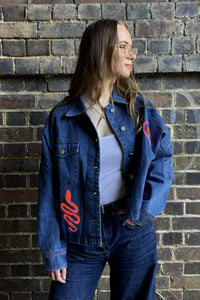 The Katana Embroidered Denim Jacket