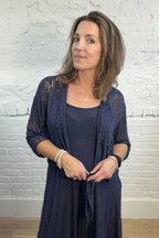 The Juna Crochet Wrap Top