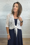 The Juna Crochet Wrap Top