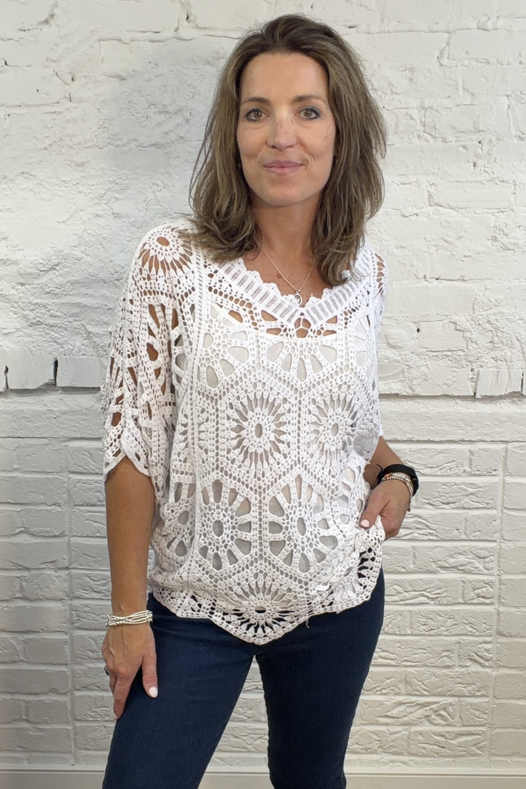 The Ottilie Double-Layer Crochet Top