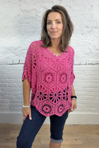 The Ottilie Double-Layer Crochet Top