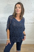 The Ottilie Double-Layer Crochet Top